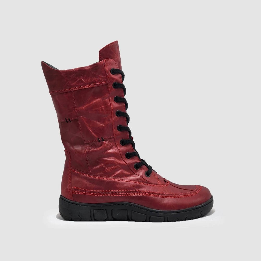 Women’S Original Tall Thick Wool-Lined Zip-Up Leather Boots